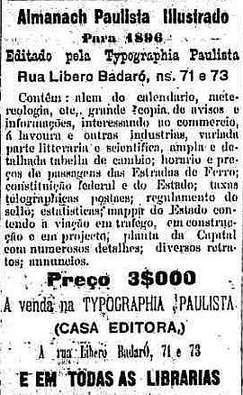 Almanach Paulista- 4/2/1896