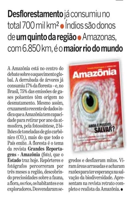 Lançamento da revista "Amazônia – Ainda É Possível Salvar?"