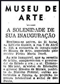 Acervo Estadão 70 anos do Masp