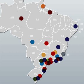 Mapa eleitoral do 2.º turno