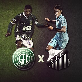 Guarani e Santos na final do Paulistão 2012
