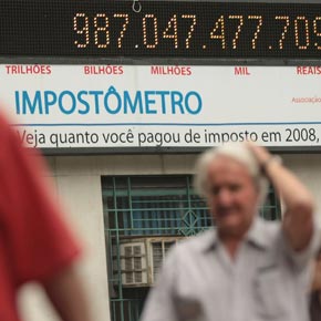 O peso dos impostos