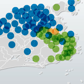 O desempenho dos candidatos no Rio de Janeiro