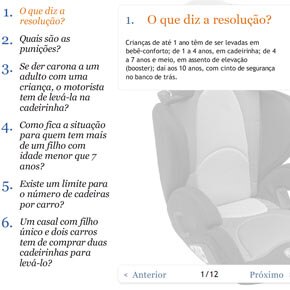 Tire suas dúvidas sobre as cadeirinhas infantis em veículos Tire suas dúvidas sobre as cadeirinhas infantis em veículos