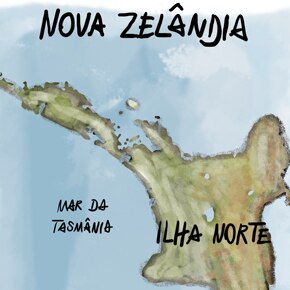 Uma viagem pela Nova Zelândia Uma viagem pela Nova Zelândia