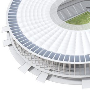 Arena de Brasília tem a cara da cidade Arena de Brasília tem a cara da cidade