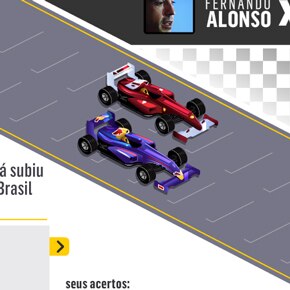 Teste seus conhecimentos sobre Alonso e Vettel