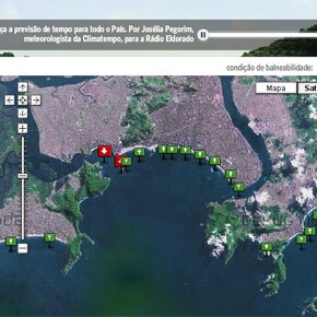 O tempo e a qualidade das praias do litoral paulista O tempo e a qualidade das praias do litoral paulista