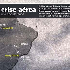Um ano de crise aérea Um ano de crise aérea