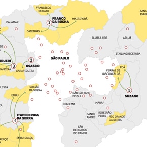 Grande SP tem onze cidades sem bombeiros Grande SP tem onze cidades sem bombeiros