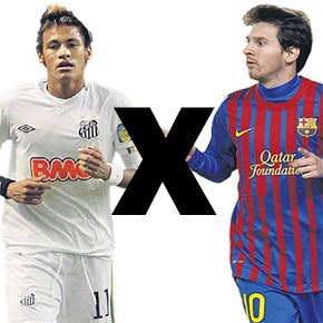 Enfim, o encontro de Messi e Neymar