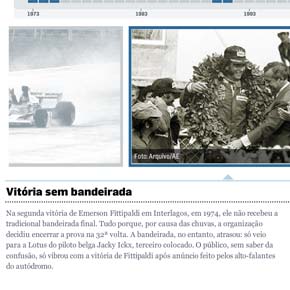 As disputas da Fórmula 1 em Interlagos As disputas da Fórmula 1 em Interlagos
