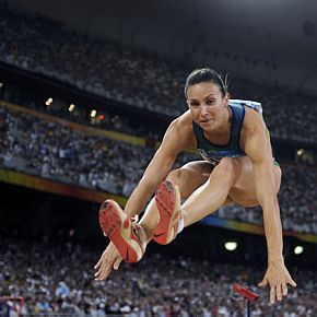 O salto para o ouro de Maurren Maggi O salto para o ouro de Maurren Maggi