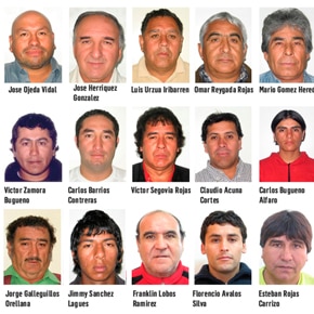 Saiba quem são os mineiros chilenos Saiba quem são os mineiros chilenos