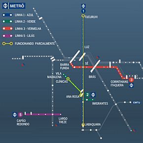 A paralisação dos metroviários A paralisação dos metroviários