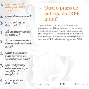Prepare-se para o IR 2009