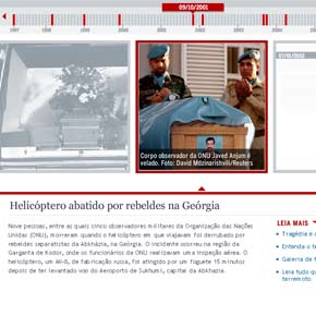 Morte e violência no caminho da ONU