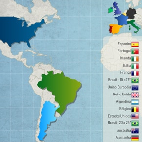 Mapa mundial do desemprego entre jovens Mapa mundial do desemprego entre jovens