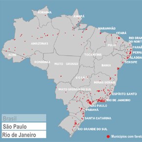 O perfil das favelas do Brasil