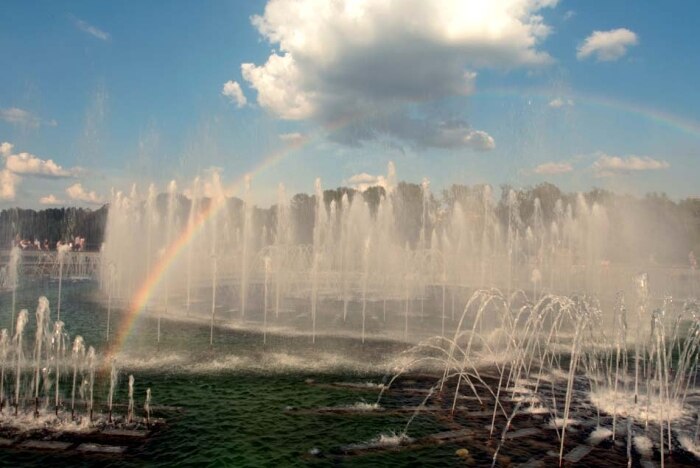 Uma das fontes do Tsaritsyno Park