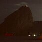 Vista da cidade do Rio de Janeiro com morro do Corcovado ao fundo e Cristo Redentor apagado Vista da cidade do Rio de Janeiro com morro do Corcovado ao fundo e Cristo Redentor apagado
