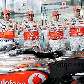 De La Rosa, Hamilton, Kovalainen e Paffet com a nova McLaren De La Rosa, Hamilton, Kovalainen e Paffet com a nova McLaren