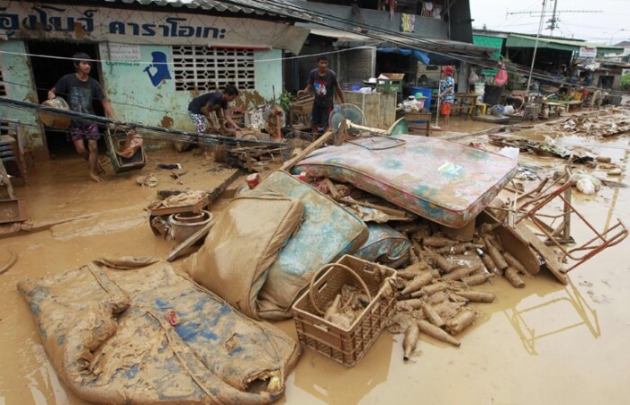 Chuvas e deslizamentos provocam 25 mortes na Tailândia; 1 milhão de pessoas foram afetadas