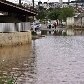 O rio Atibaia transbordou causando enchente no bairro Parque das Nações, Atibaia/SP.15/11/2011