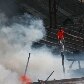 Incêndio atinge favela no centro de SP