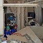 Os pisos dos quatro andares superiores do Edifício Riqueza ficaram parcialmente destruídos Os pisos dos quatro andares superiores do Edifício Riqueza ficaram parcialmente destruídos
