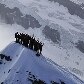 Alpinistas recriaram escalada histórica da montanha Jungfrau, na Suíça Alpinistas recriaram escalada histórica da montanha Jungfrau, na Suíça