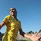 A brasileira Marta comemora gol no Pacaembu, antes de viajar para receber prêmio da Fifa