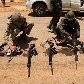 Rebeldes líbios treinam em Giminis