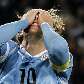 Forlan perde uma belíssima chance de gol