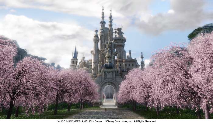 Imagens do filme Alice no País das Maravilhas, de Tim Burton