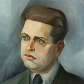 Retrato de Oswald de Andrade (1923), de Tarsila do Amaral. Exposição 
