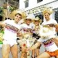 Com chapéu de festa junina, homossexuais participam da 15ª Parada LGBT em São Paulo Com chapéu de festa junina, homossexuais participam da 15ª Parada LGBT em São Paulo