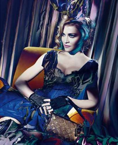 Campanha da marca Louis Vuitton com participação de Madonna