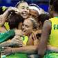 Brasileiras comemoram a conquista