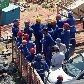 Parte da arquibancada cede e mata um operário na Arena Palestra Parte da arquibancada cede e mata um operário na Arena Palestra