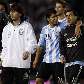 Messi, Aguero e Tevez comemoram a vitória da seleção argentina em amistoso Messi, Aguero e Tevez comemoram a vitória da seleção argentina em amistoso