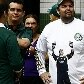 Foto de Marcos estampa camiseta de torcedor na procissão Foto de Marcos estampa camiseta de torcedor na procissão