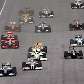 Carros de Fórmula 1 na largada do GP da Malásia, em Sepang Carros de Fórmula 1 na largada do GP da Malásia, em Sepang