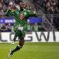Grafite comemora gol na vitória do Wolfsburg, no Alemão