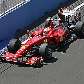 Kimi Raikkonen acelera a Ferrari durante treino para o GP da Europa de F-1