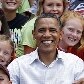 Obama posa para foto com crianças da escola pública de Minnesota Obama posa para foto com crianças da escola pública de Minnesota