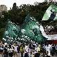 Torcedores chegam no Pacaembu para o jogo entre Palmeiras e Ajax Torcedores chegam no Pacaembu para o jogo entre Palmeiras e Ajax