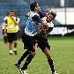 Denis e Marcinho brigam no treino do Corinthians, após discussão por dividida de bola no rachão