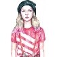 Americana registra em desenho e publica na web o look da filha