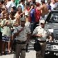 Helicópteros, viaturas do Corpo de Bombeiros e ambulâncias do Samu estão no local